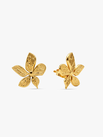 IXIA by GIVA Plant Goddess Gold Plated Earrings
