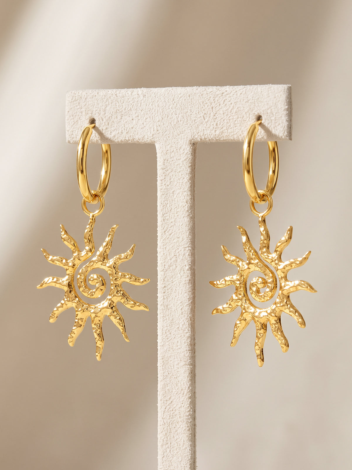 IXIA by GIVA Solar Slayer Gold Plated Earrings