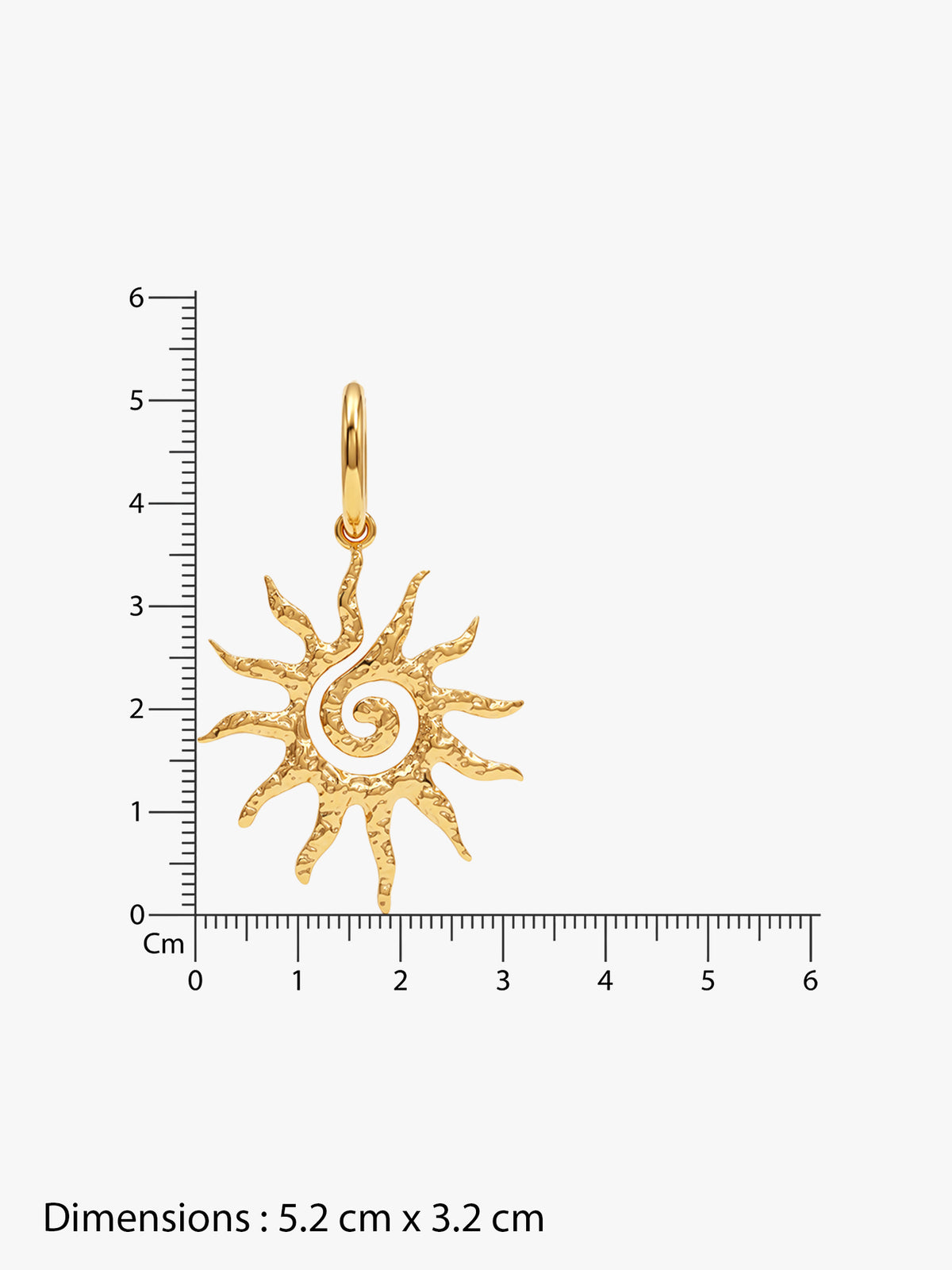IXIA by GIVA Solar Slayer Gold Plated Earrings