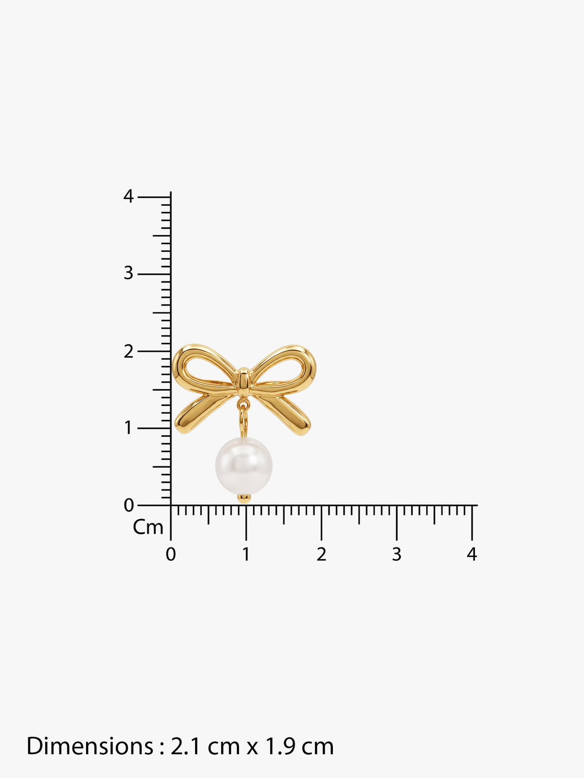 IXIA by GIVA Soft Life Gold Plated Earrings