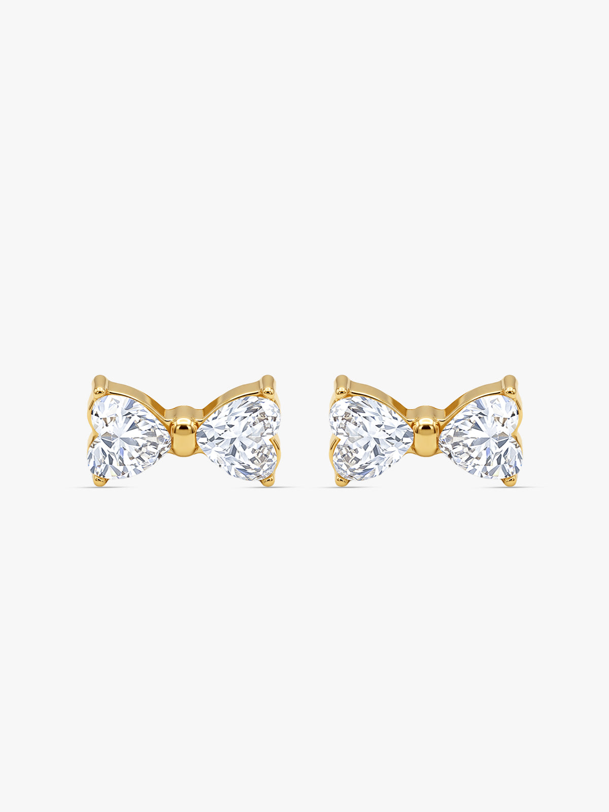 IXIA by GIVA Bowtiful Gold Plated Earrings