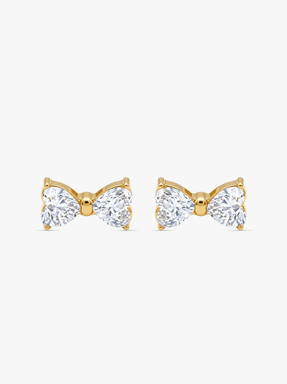 IXIA by GIVA Bowtiful Gold Plated Earrings