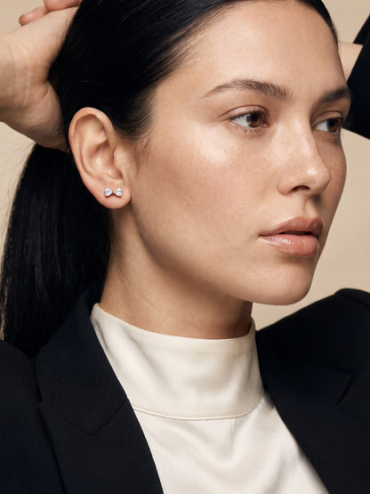 IXIA by GIVA Bowtiful Gold Plated Earrings