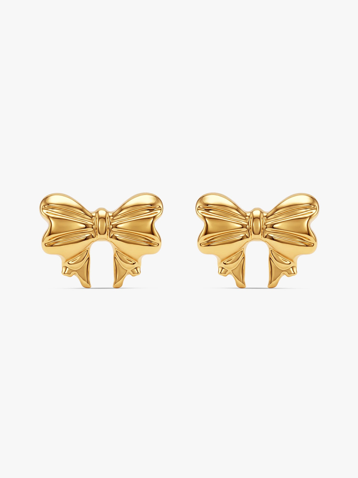 IXIA by GIVA Bow Down Gold Plated Studs