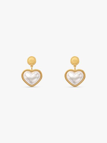 IXIA by GIVA Light Hearted Gold Plated Drops