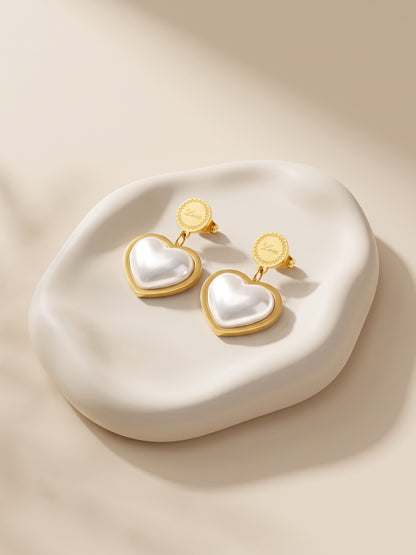 IXIA by GIVA Light Hearted Gold Plated Drops