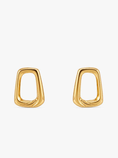 IXIA by GIVA Trapeze Artist Gold Plated Earrings