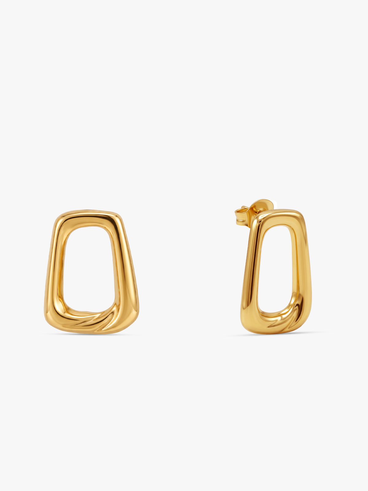 IXIA by GIVA Trapeze Artist Gold Plated Earrings