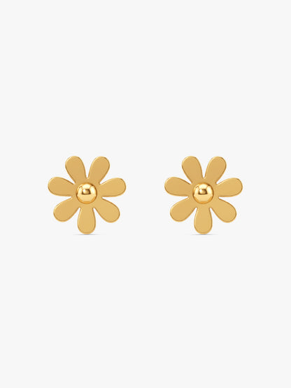 IXIA by GIVA Precious Floret Gold Plated Studs