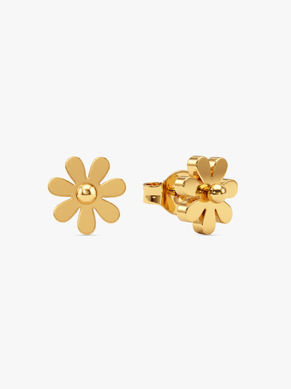 IXIA by GIVA Precious Floret Gold Plated Studs