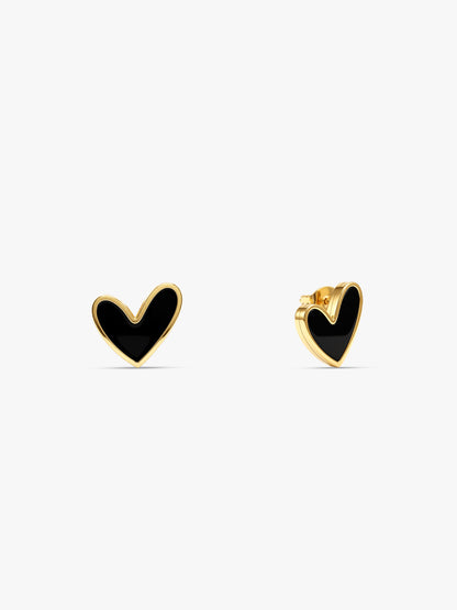 IXIA by GIVA One Love Gold Plated Studs