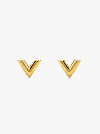 IXIA by GIVA Victory Lap Gold Plated Studs
