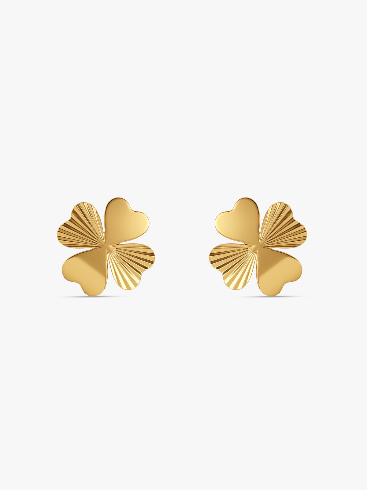 IXIA by GIVA Clover Girl Gold Plated Studs