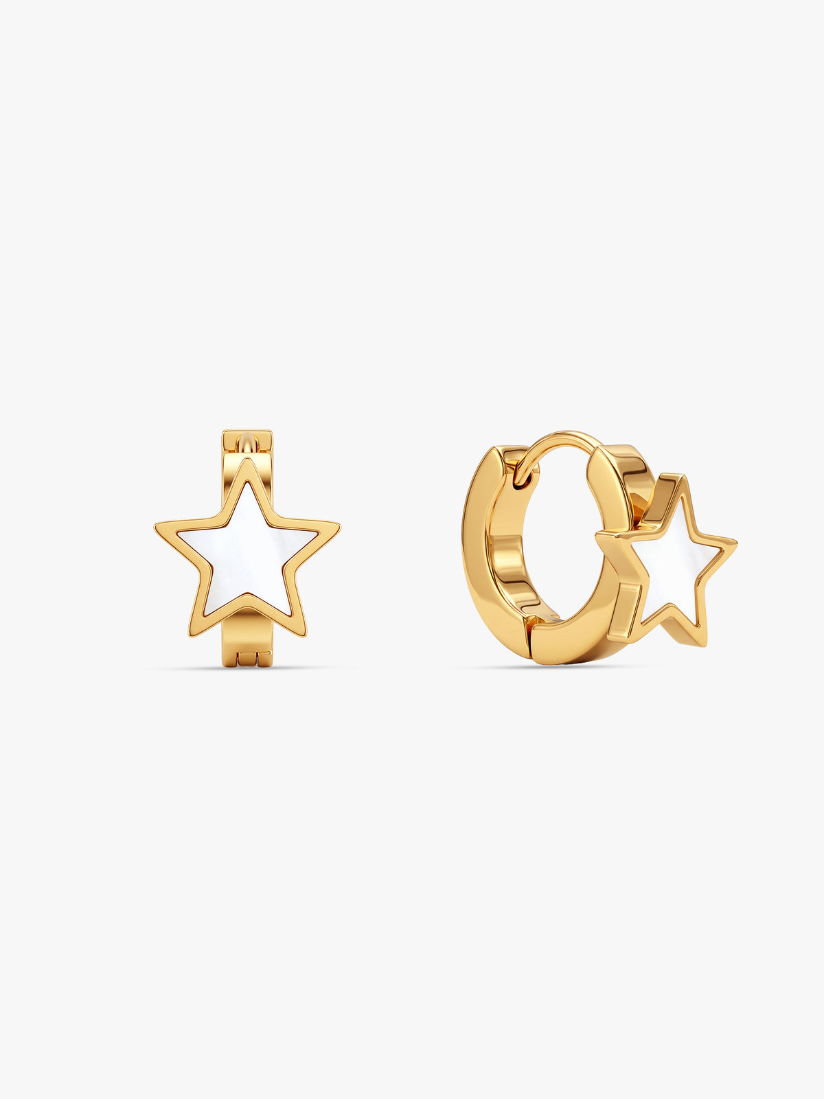 IXIA by GIVA Starring You Gold Plated Huggies
