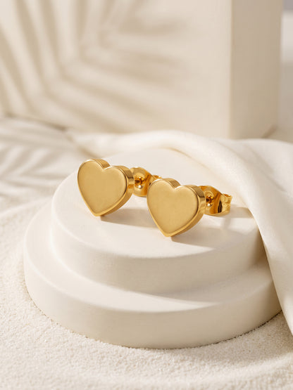 IXIA by GIVA Heartthrob Gold Plated Studs