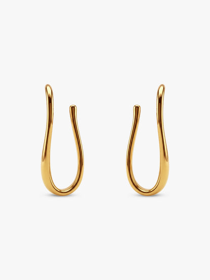 OnnMe by GIVA Looped In Gold Plated Earrings