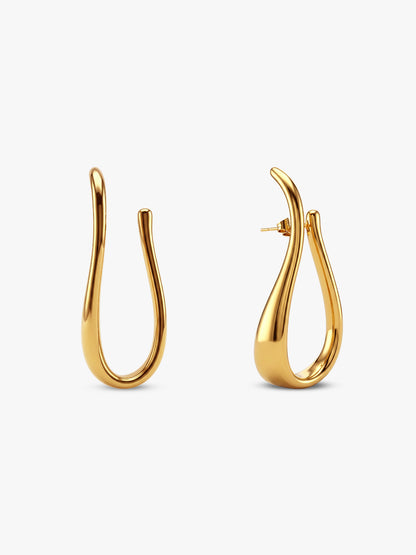 OnnMe by GIVA Looped In Gold Plated Earrings