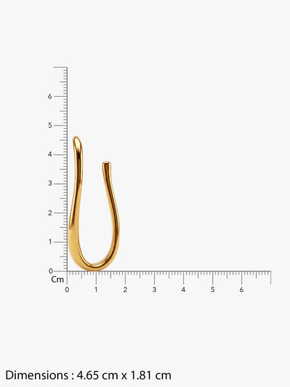 OnnMe by GIVA Looped In Gold Plated Earrings