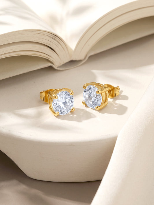 IXIA by GIVA Standalone Gold Plated Studs