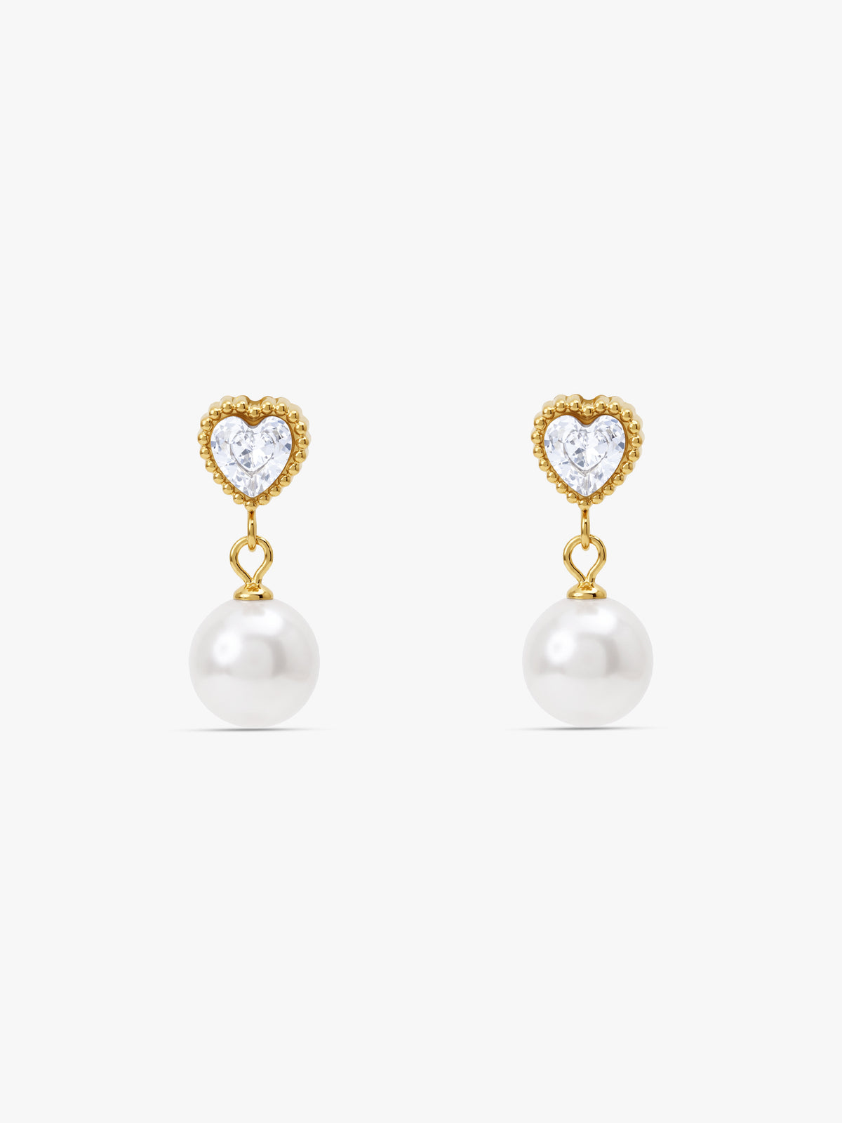 IXIA by GIVA Cupids at Tiffanys Gold Plated Danglers