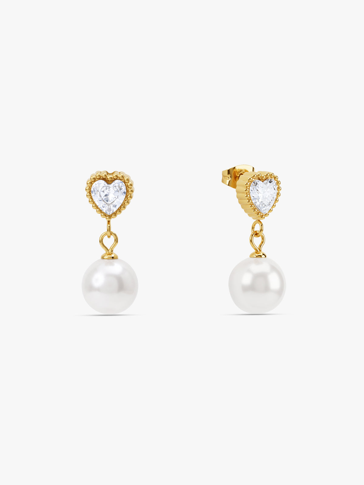 IXIA by GIVA Cupids at Tiffanys Gold Plated Danglers