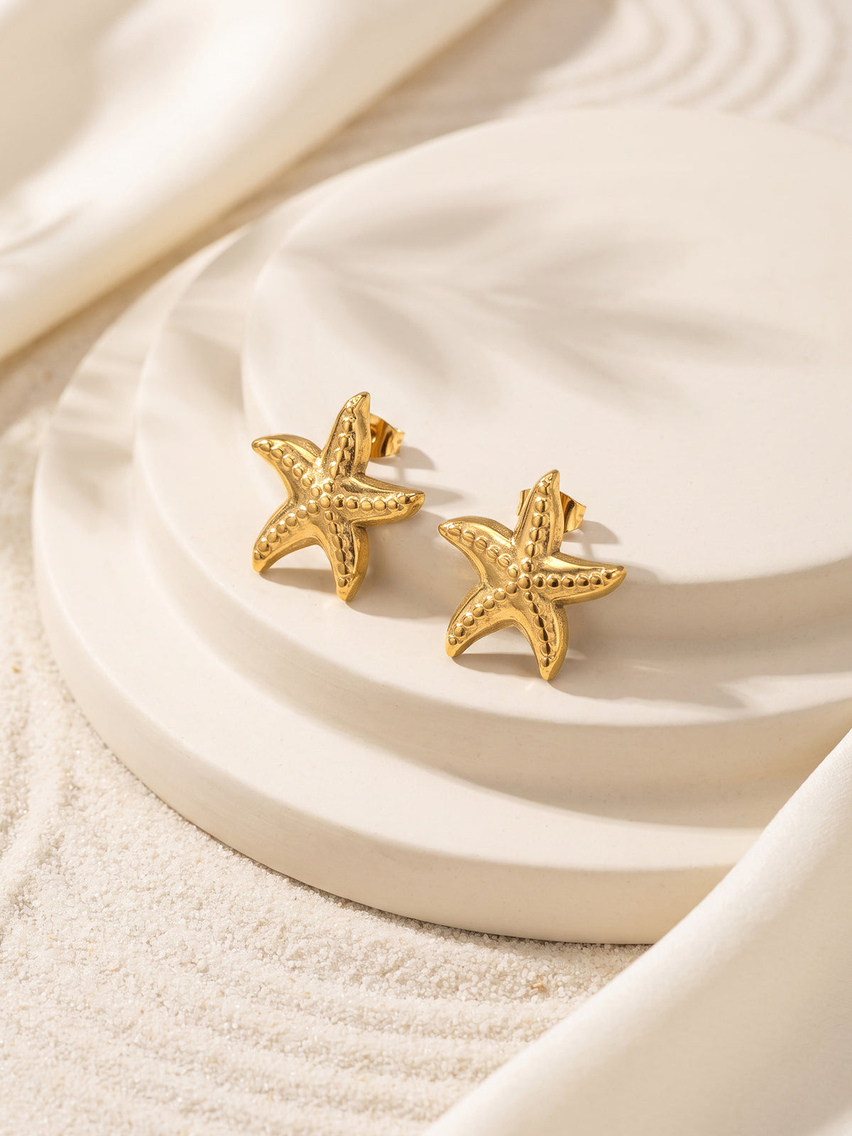 IXIA by GIVA Sea Ya Gold Plated Studs
