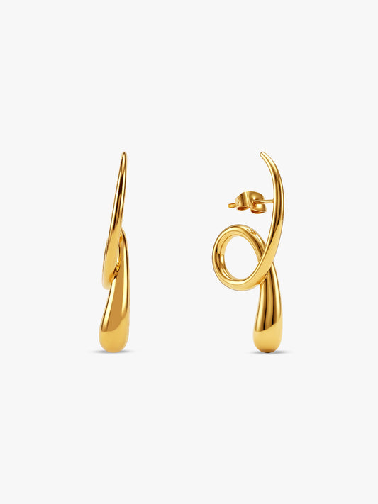 Gloss Babe Gold Plated Earrings