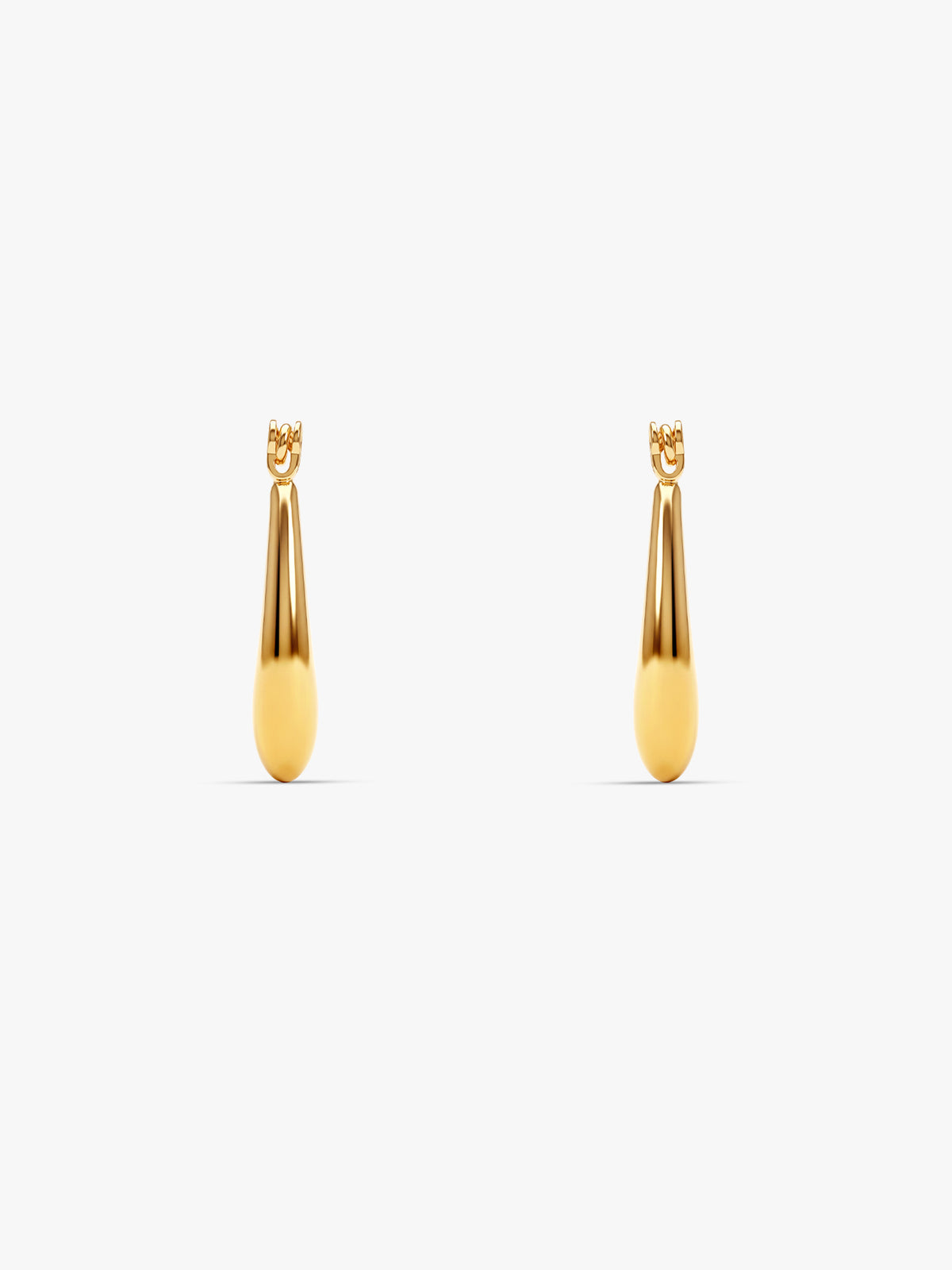 IXIA BY GIVA Star Quality Gold Plated Hoops