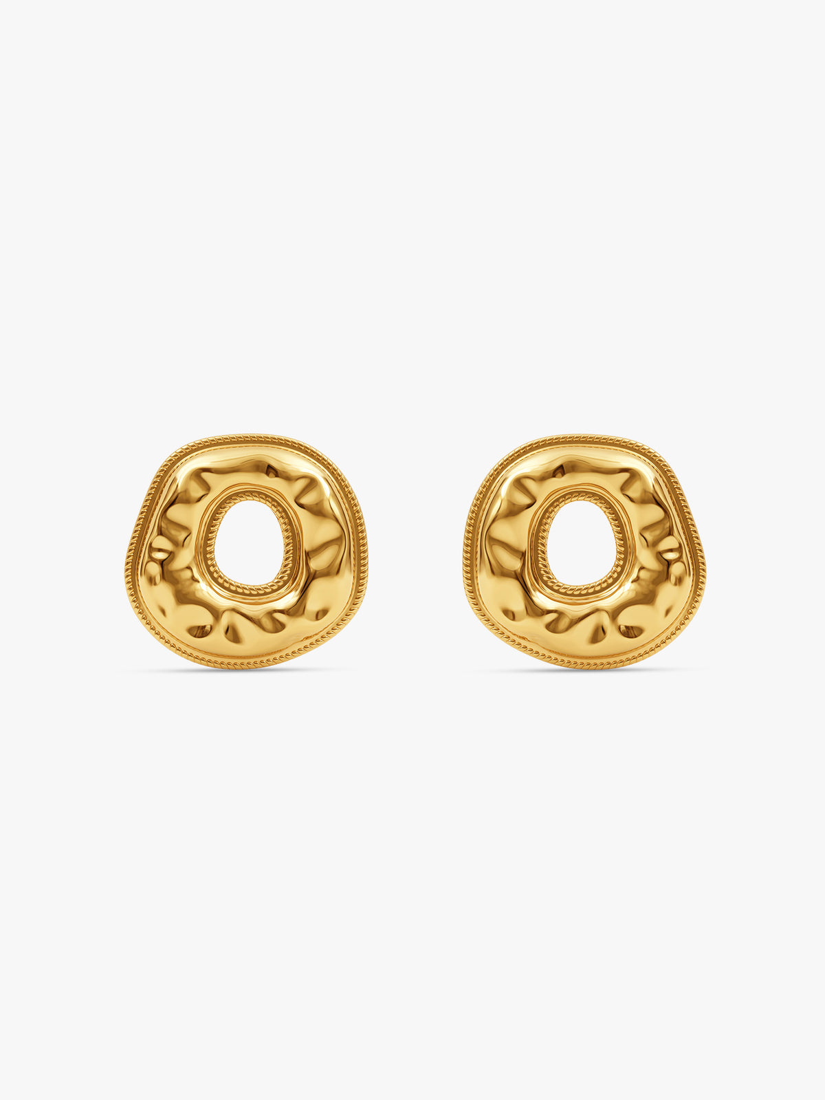 IXIA BY GIVA Donut Worry Gold Plated Earrings
