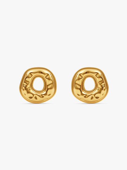 IXIA BY GIVA Donut Worry Gold Plated Earrings