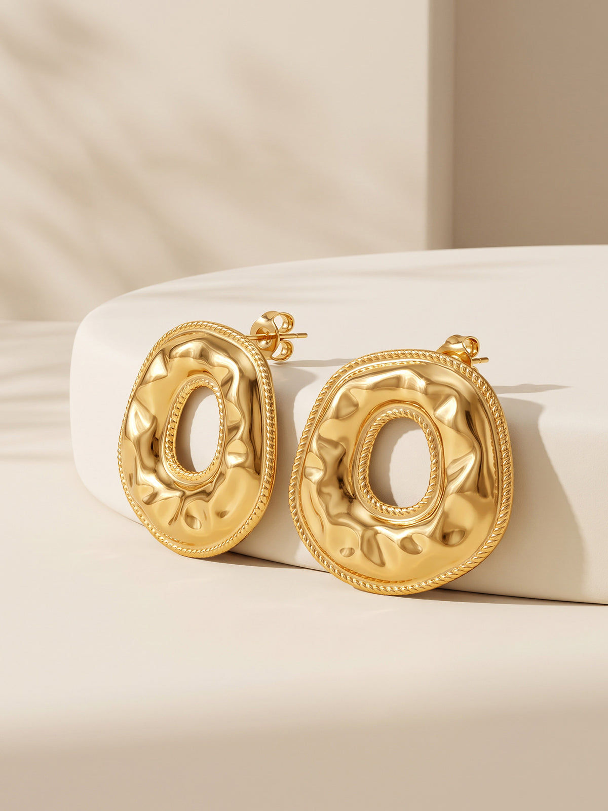 IXIA BY GIVA Donut Worry Gold Plated Earrings