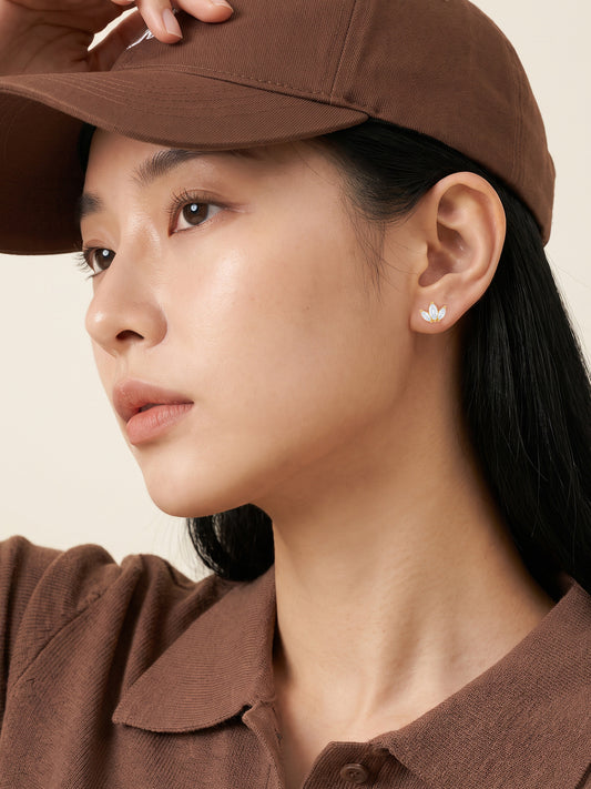 IXIA by GIVA Zen State Gold Plated Studs