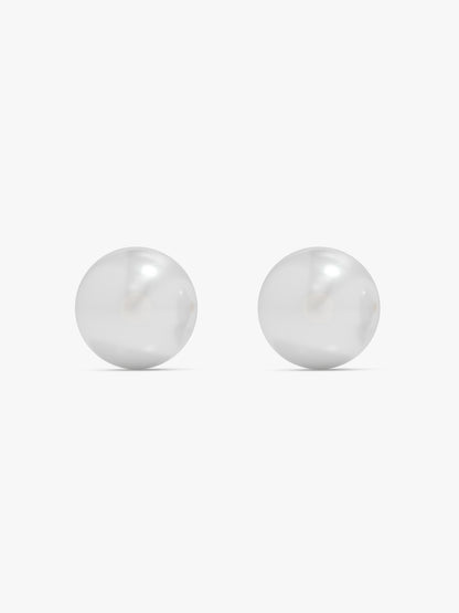 Gold Plated Not So Basic Pearl Studs