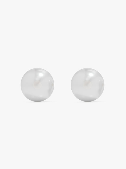 Gold Plated Not So Basic Pearl Studs