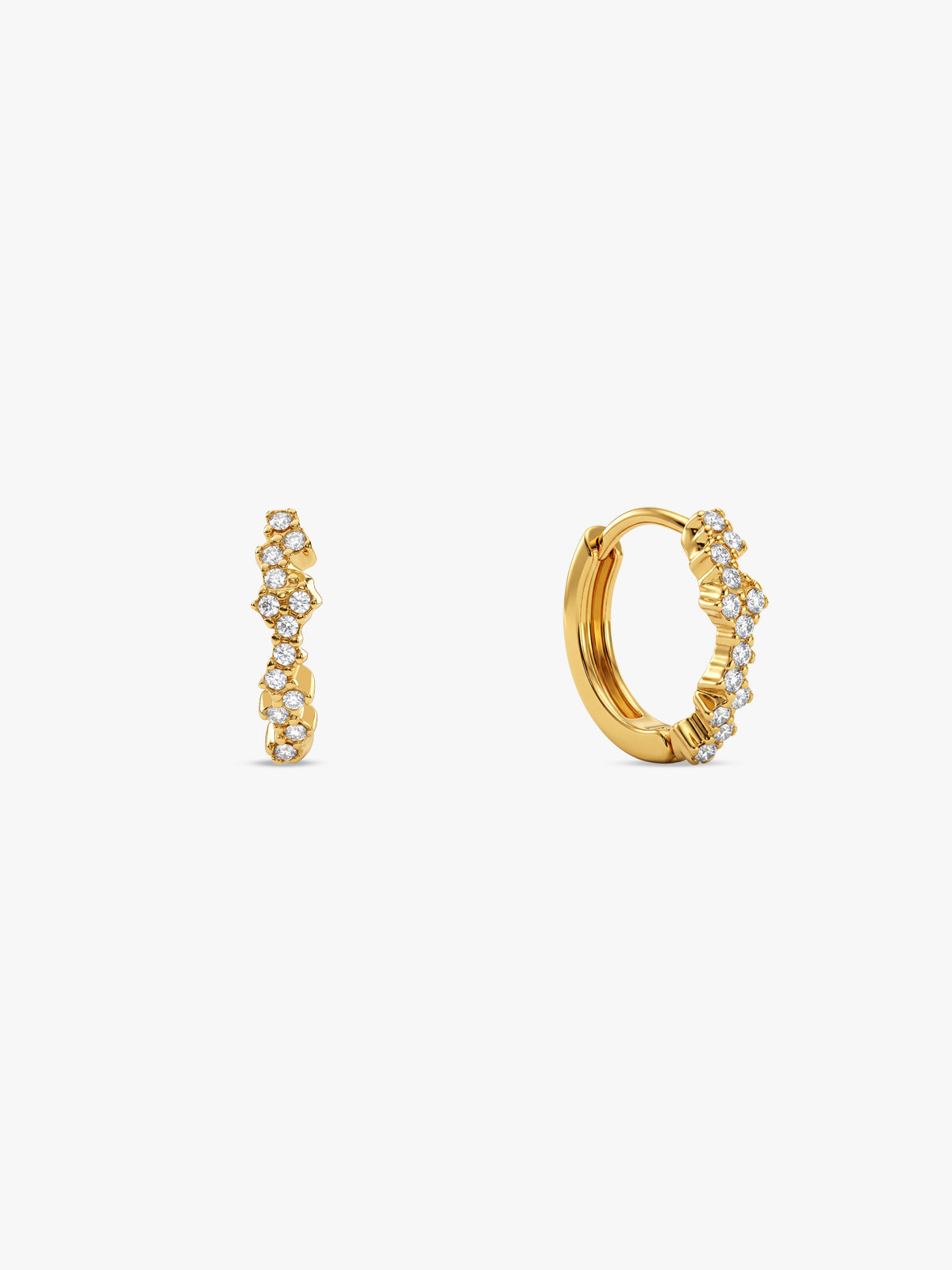 IXIA by GIVA In Zing Gold Plated Hoops