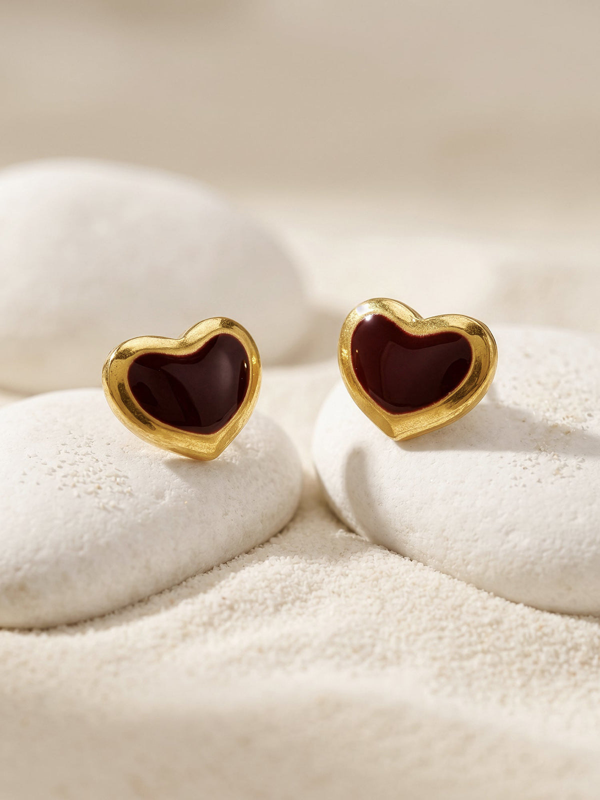 IXIA by GIVA Soft Damage Gold Plated Earrings