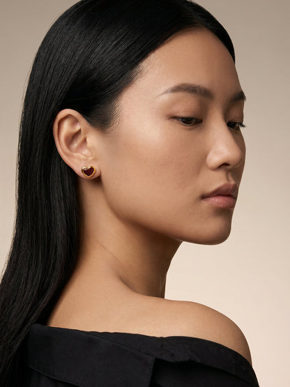 IXIA by GIVA Soft Damage Gold Plated Earrings