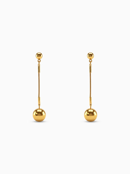 Swing By Gold Plated Earrings