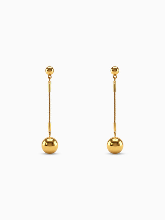 Swing By Gold Plated Earrings