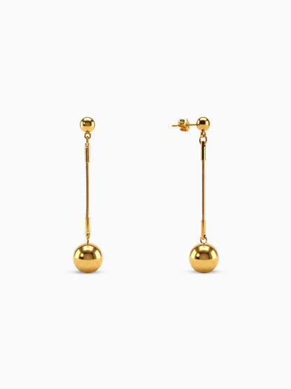 Swing By Gold Plated Earrings