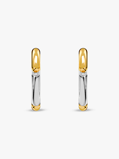 Plot Twist Gold Plated Hoop Earrings
