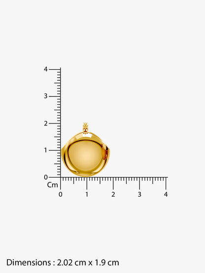 Gold Plated Ship Hoop Earrings