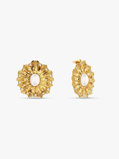 Bloom Baby Gold Plated Earrings