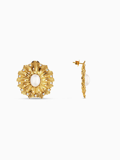 Bloom Baby Gold Plated Earrings