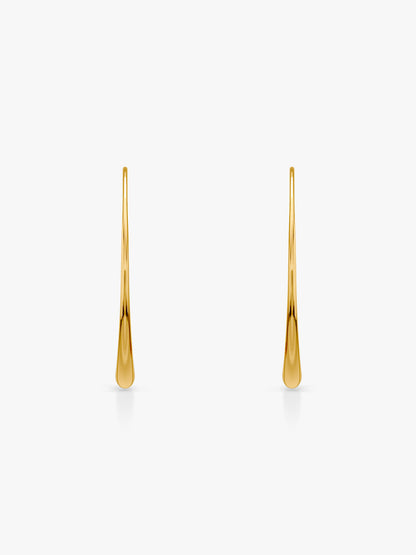 Gold Plated Lite Hoop Earrings