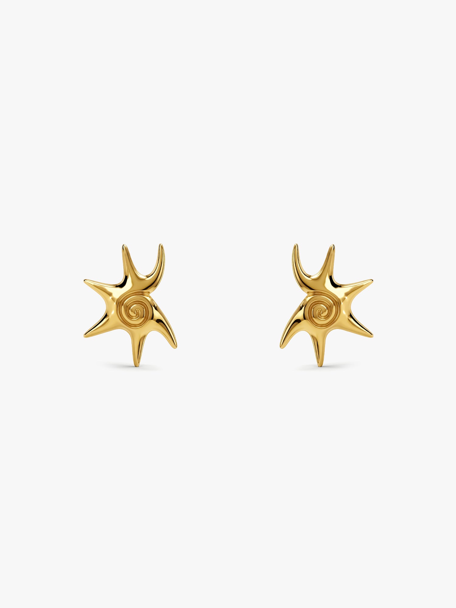 Star Pop Gold Plated Studs