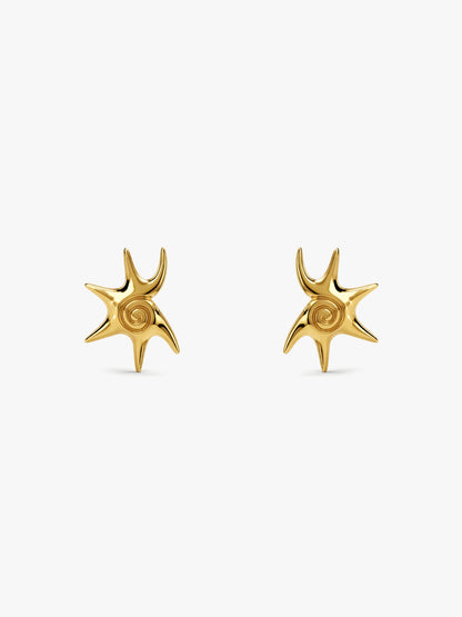 Star Pop Gold Plated Studs