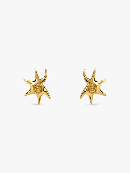 Star Pop Gold Plated Studs