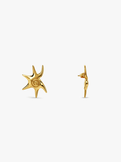 Star Pop Gold Plated Studs