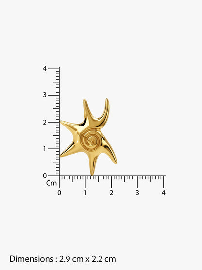 Star Pop Gold Plated Studs
